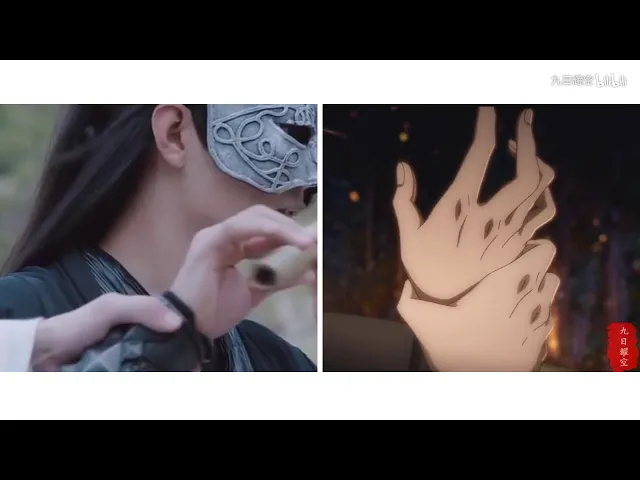 【同框对比】魔道祖师动画和陈情令,你更爱哪个版本?【蓝忘机/魏无羡】